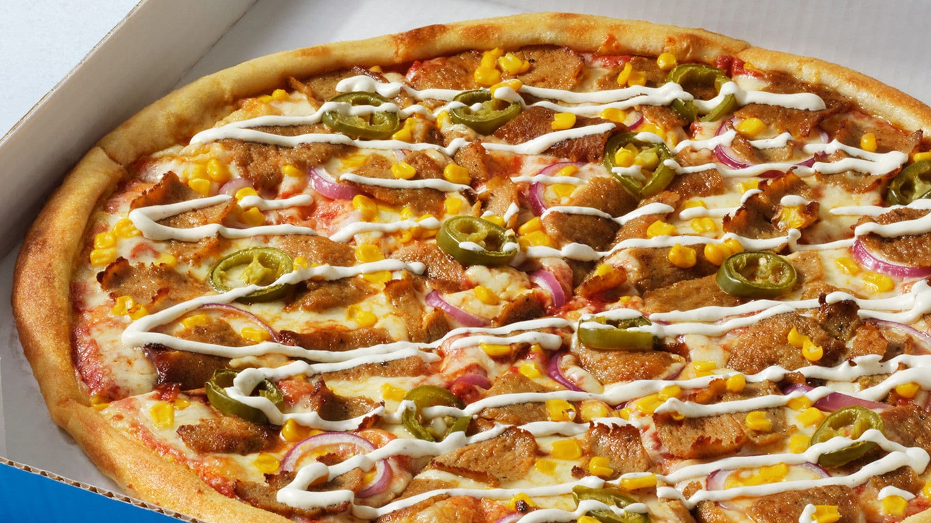 Kebab pizza